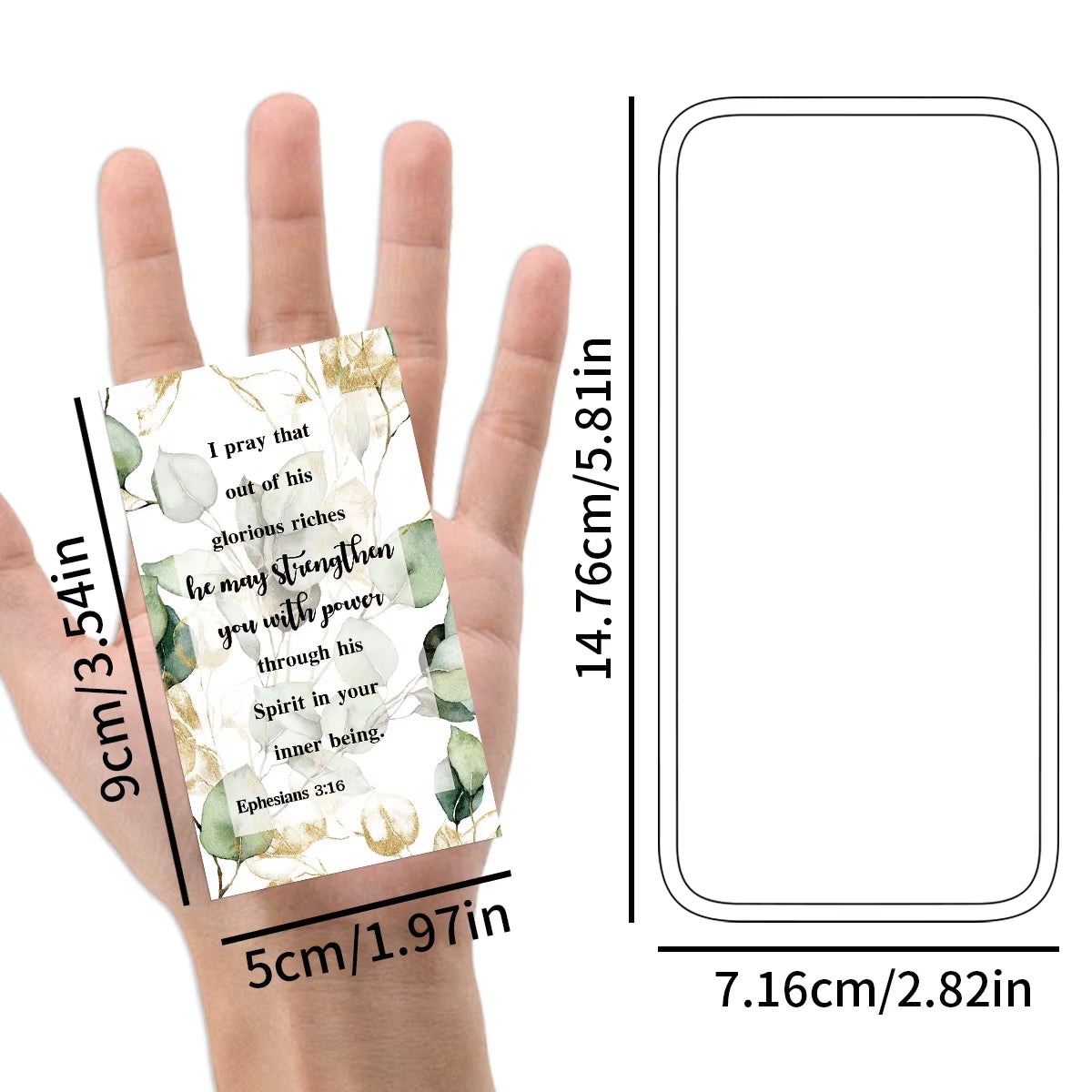 60Pcs Bible Scripture Cards Inspirational Quote Cards Christian Gifts Encouragement Card for Students Friends Bible Verse Cards