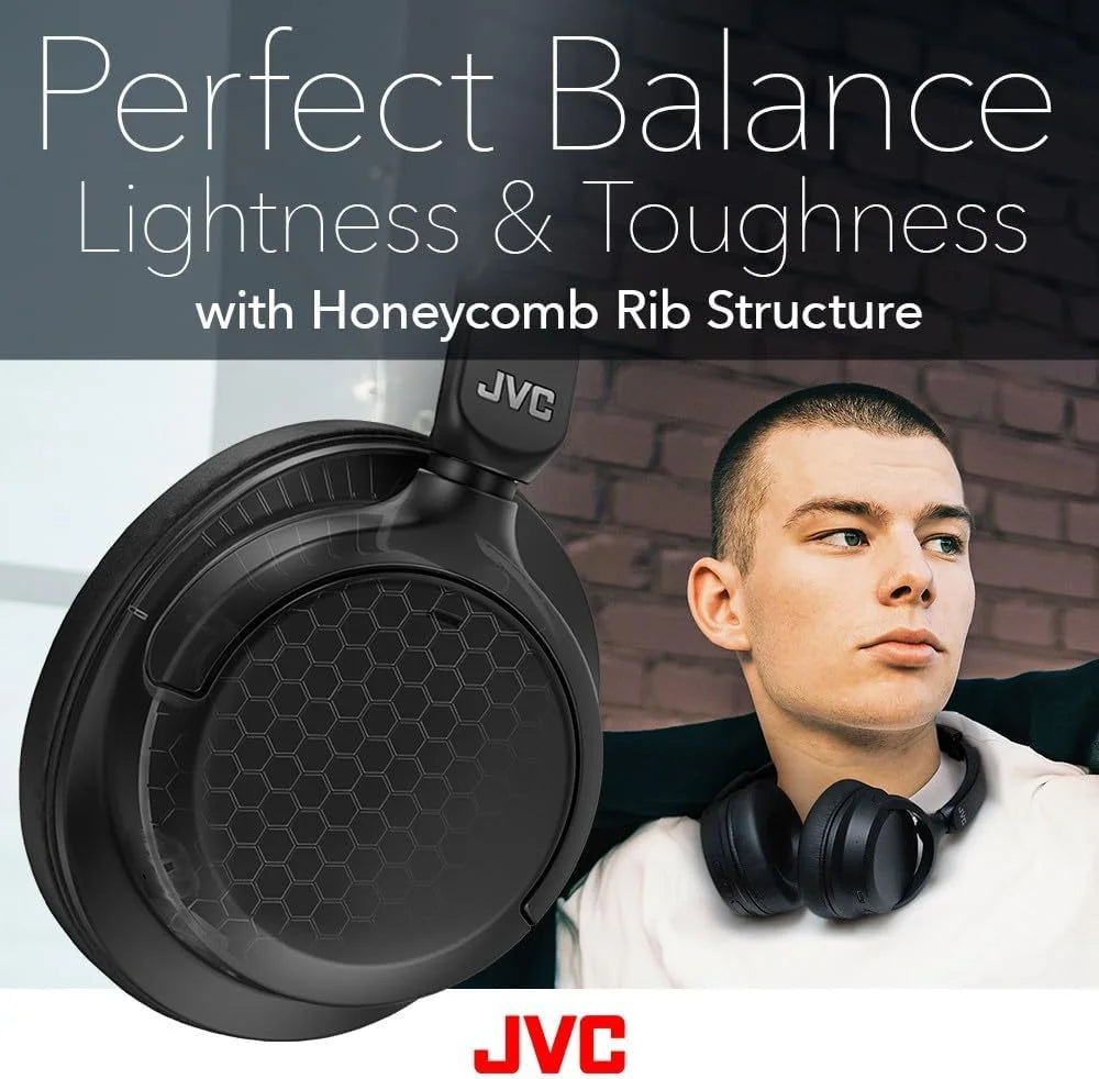 over Ear Wireless Active Noise Cancelling Headphones - Bluetooth 5.3 - Ambient Mode, 3 Audio Modes, Soft Comfort Pads, 35 Hr Battery, Foldable & Lightweight – Mic- Travel & All-Day Wear - HA-S75N