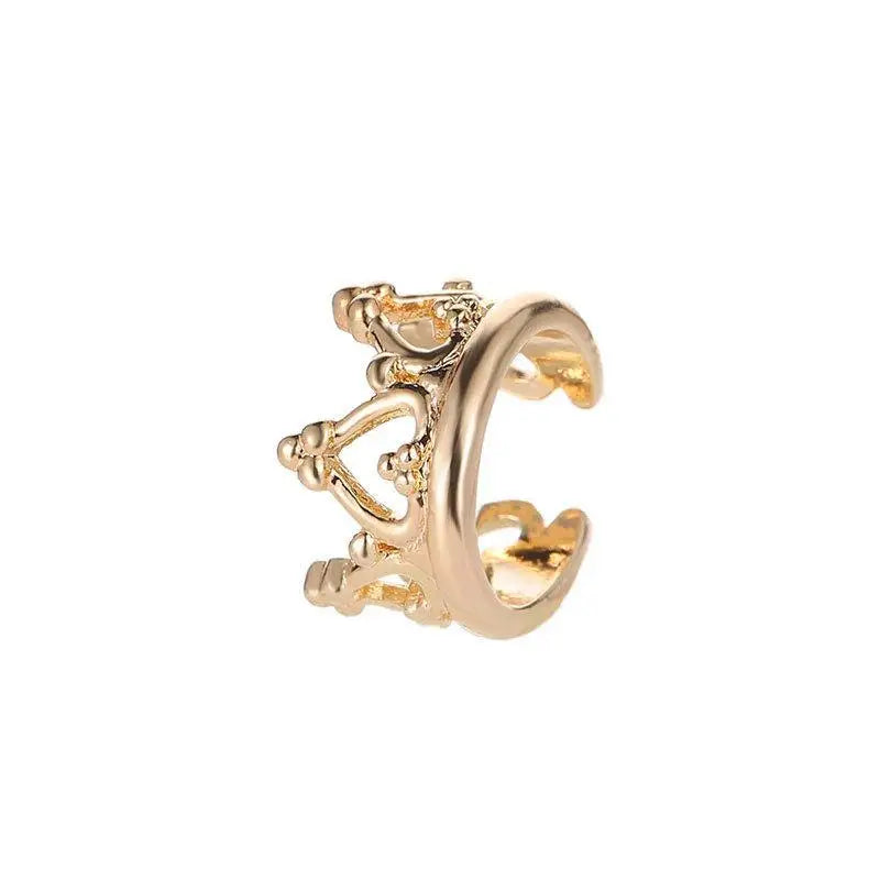 Korean Crystal Clip Earrings for Women Zircon Earing without Hole Jewelry Fake Earrings Single Ear Bone Clip Earings Ear Cuffs