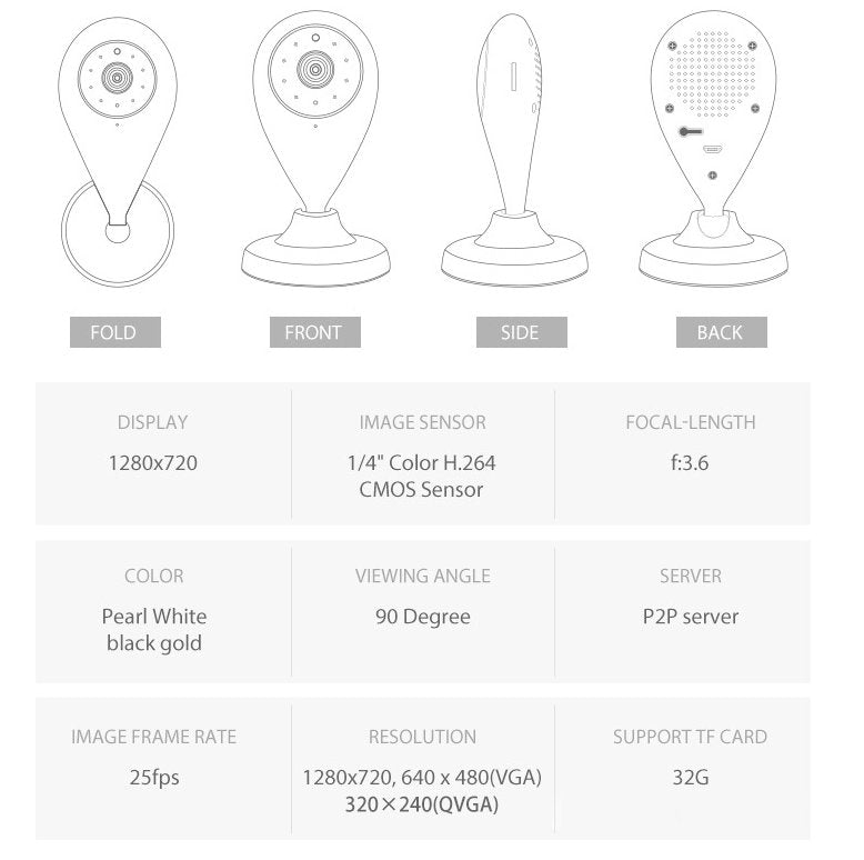 1080P HD Wireless Mini Security WiFi Camera - EL Packo’s Products