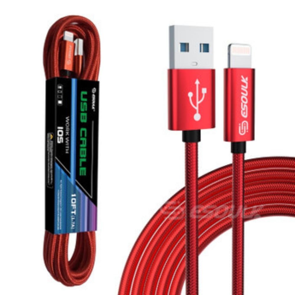 10FT USB Cable For IPhone XS/XR/XS MAX 1.7A - EL Packo’s Products