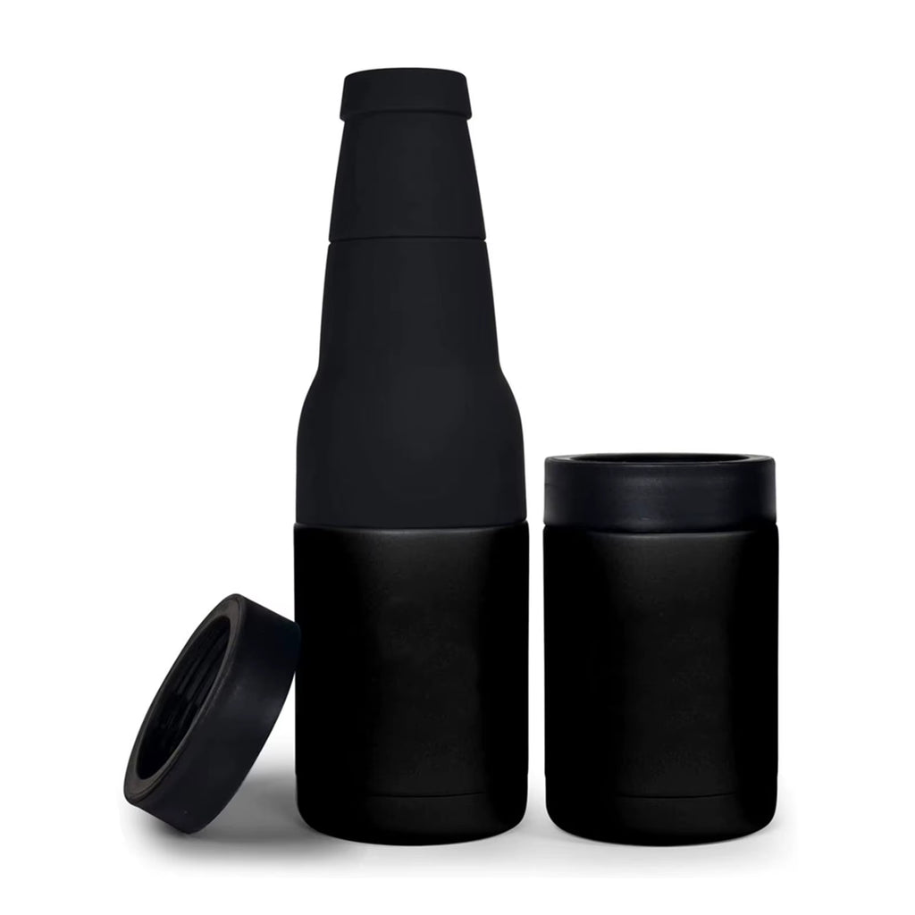 Stainless Steel Beer Drink Can Bottle Holder with Opener 3 in 1 Beer Double Wall Vacuum Insulated Bottle for Beer Can Cooler Bar