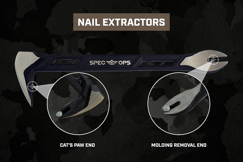 Tools 10" Nail Puller Cats Paw Pry Bar, High-Carbon Steel, 3% Donated to Veterans